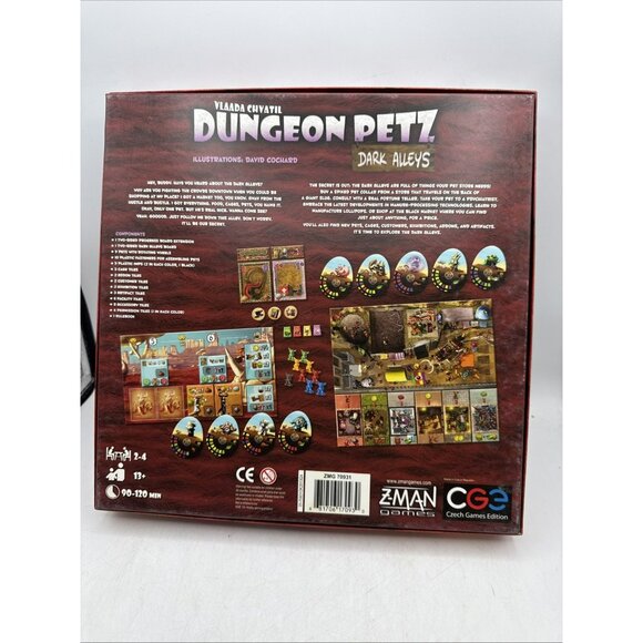 Dungeon Petz Dark Alleys Expansion by Z-Man Games Vlaada Chvatil CGE Czech Games - Picture 2 of 14